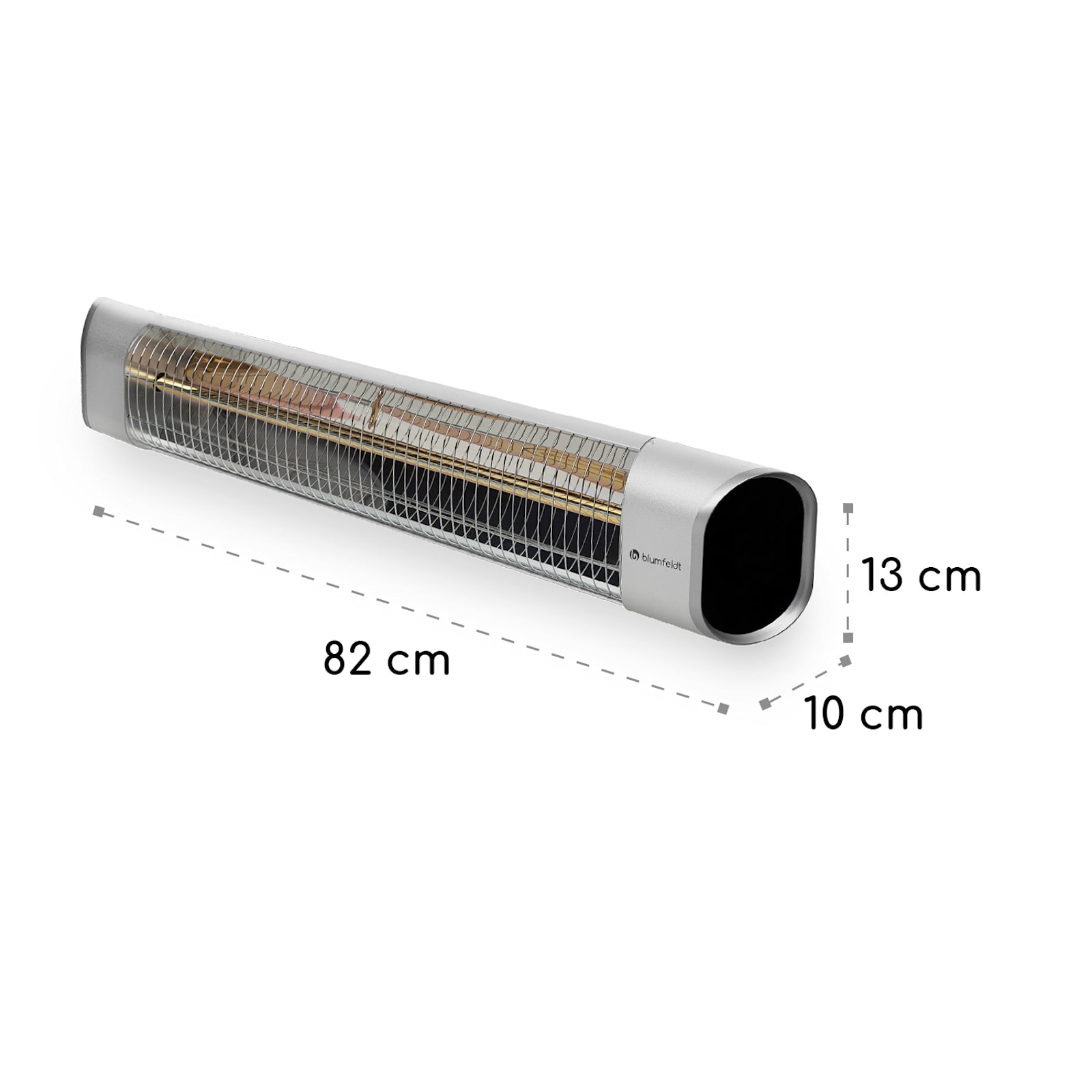 Dark Wave 2000W Radiador Infrarrojo de Pared Plata - Imagen 10