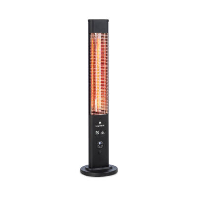 Heat Guru 1200W Calefaccion Infrarrojos Exterior Negro