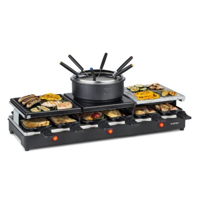 Fonduelette XL Parrilla raclette y fondue 3 en 1