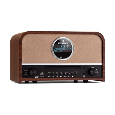 auna Columbia Radio DAB 60 W con reproductor de CD DAB+/FM